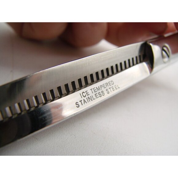 Miracle Coat Dog Thinning Shears Scissors Stainless Steel 28 Tooth w/ Case 6.5" - Picture 5 of 11